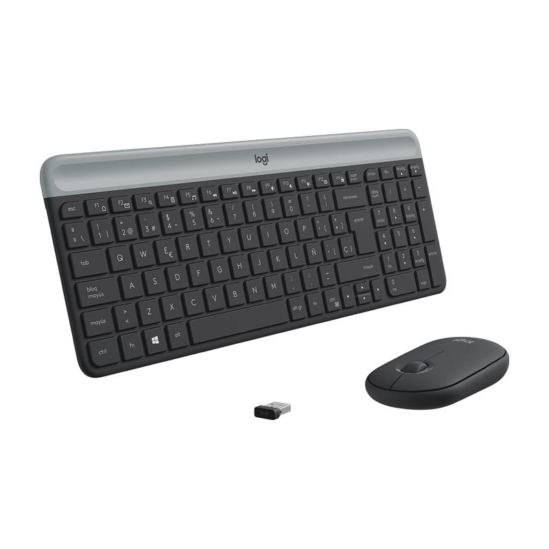 Combo Logitech Teclado y Mouse Slim Inalambrico MK470 (920-009266)