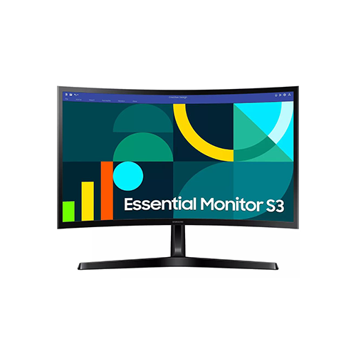 Monitor SAMSUNG 27 ESSENTIAL S3 100 HZ FHD CURVO (LS27D366GALXZB)