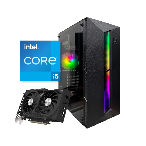 MELI Pc INTEL I5 14400 16GB 1TB WIFI RGB RTX 3050
