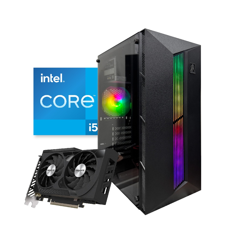 MELI Pc INTEL I5 14400 32GB 1TB WIFI RGB 500w 80+ RTX 4060