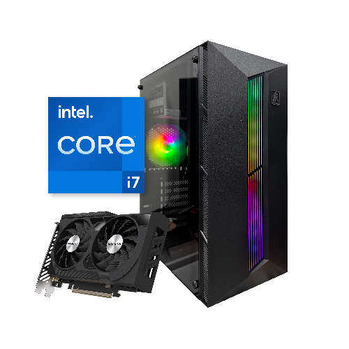 PC Intel I7 12700 32GB 1TB WiFi RGB 500W 80+RTX 4060