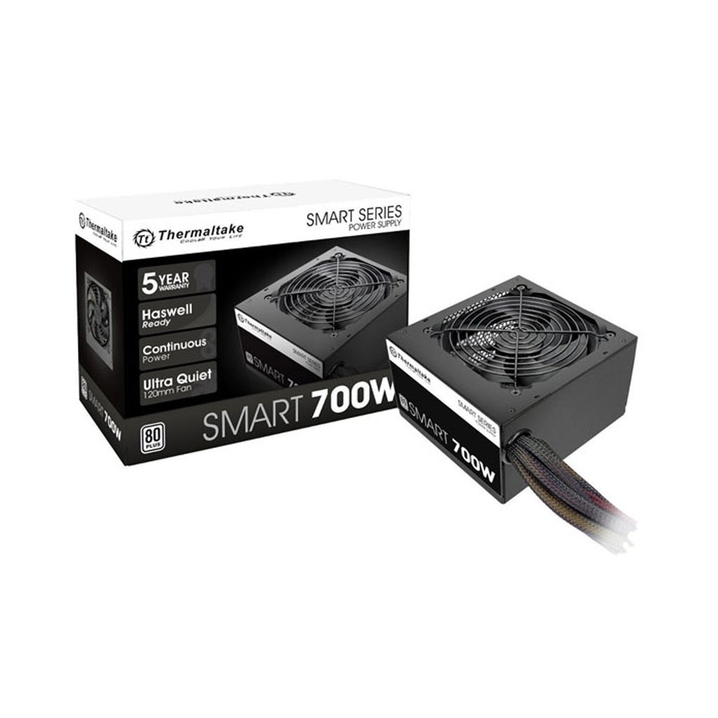Fuente 700W THERMALTAKE SMART WHITE 80 PLUS (SPD-700AH2NXW-D)