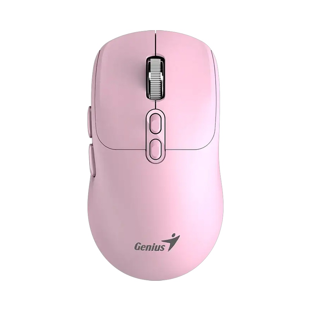 MOUSE GENIUS SILENT PINK CONNECTOR USB WIRELESS 2.4 - BLUETOOTH (NX-8080S BT)