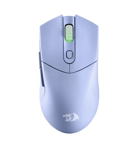 Mouses REDRAGON M917 STAR PRO USB, BLUETOOTH AND USB RECEIVER CONNECTION 26000 DPI 5 BOTONES CELESTE (M917B-PRO)-(6950376722676)