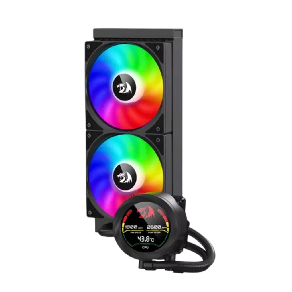 Coolers REDRAGON PARA CPU WATER COOLING BLACK (CCW-1019) (6950376726650)