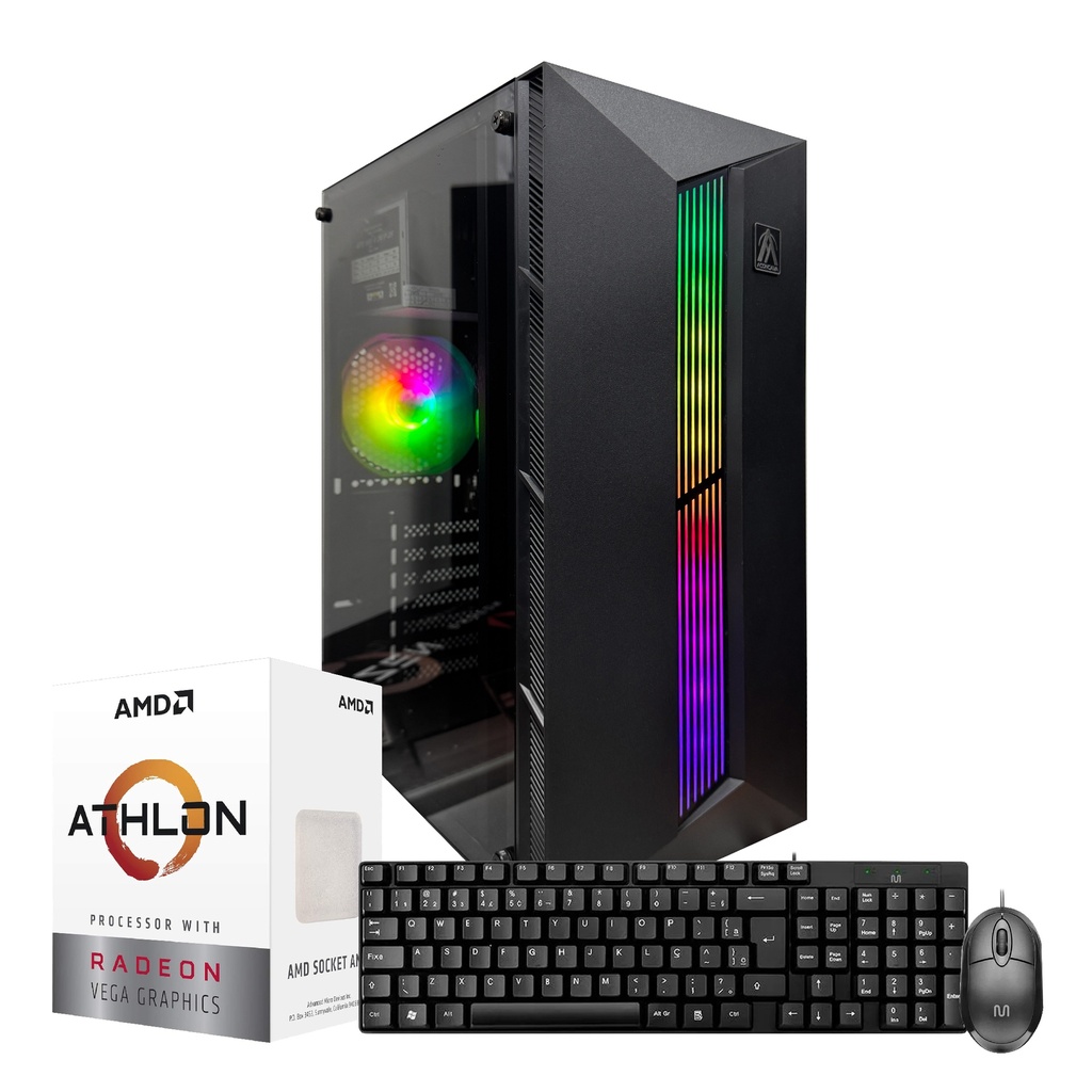 Pc AMD 3000G 8GB 240GB kit