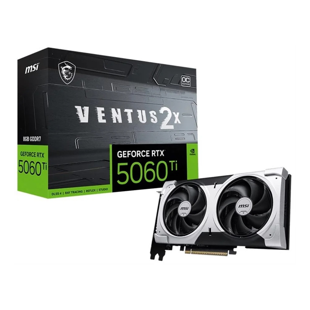 PLACA DE VIDEO MSI NVIDIA GFORCE INSPIRE 2X RTX 5060 8GB GDDR7 OC EDITION (912-V537)
