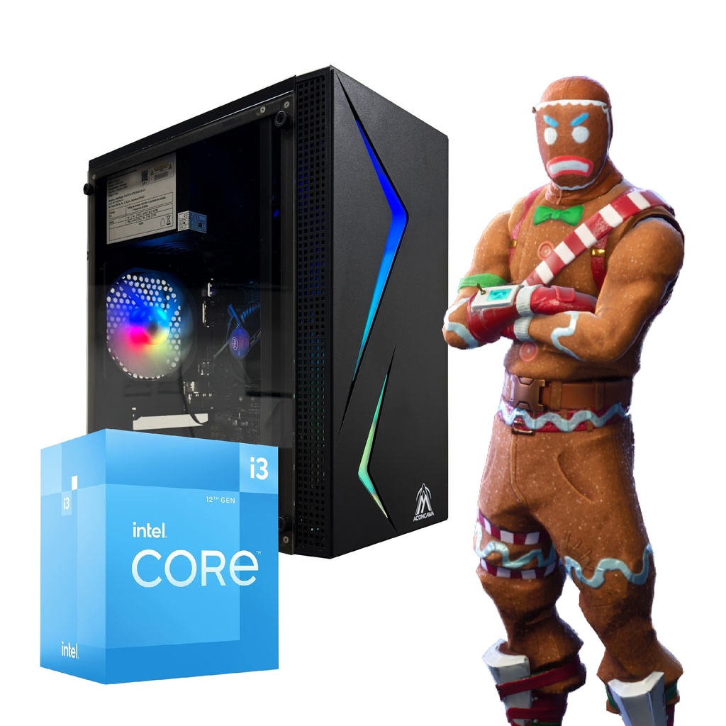 Pc INTEL i3 8GB 240GB RGB VOLTIX