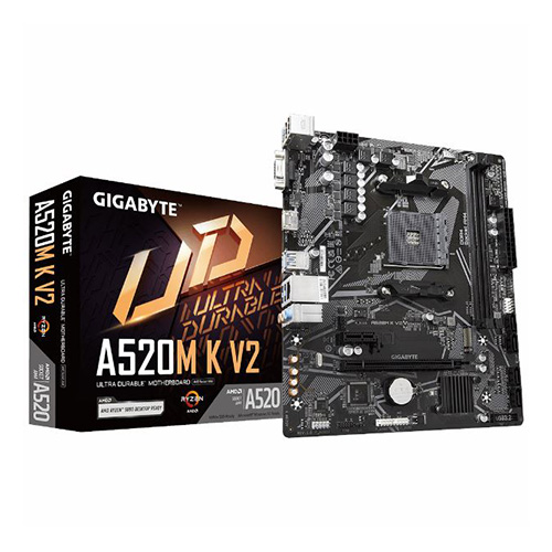 OUTLET BB: MOTHER GIGABYTE AM4 A520M K V2 (A520M K V2) DDR4