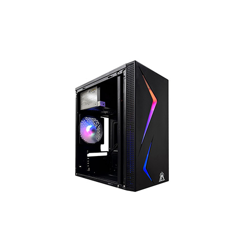 GABINETE ACONCAWA VOLTIX F-600W 1 COOLER FAN ARGB MICRO ATX KIT TEC+MOU (S/PARLANTES)
