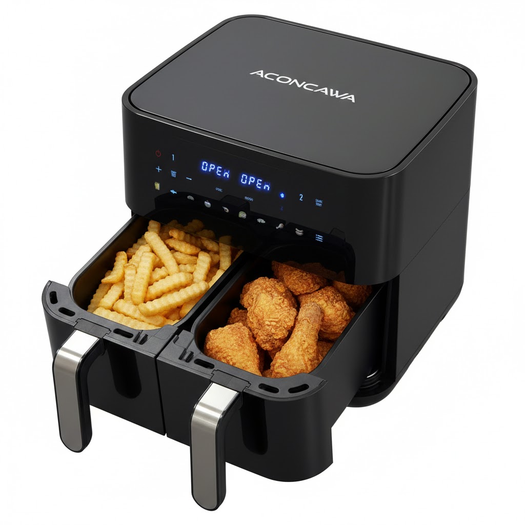 Freidora de aire Aconcawa AFR-2201 9L negro
