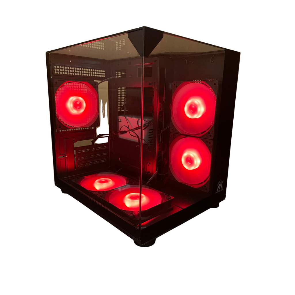 Gabinete Aconcawa Predator 5 coolers RGB M-atx