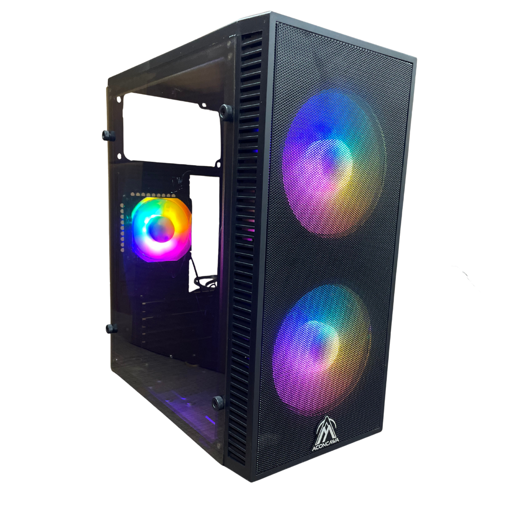 Gabinete Aconcawa Dione M-atx 3 coolers RGB (GB-KIT007)