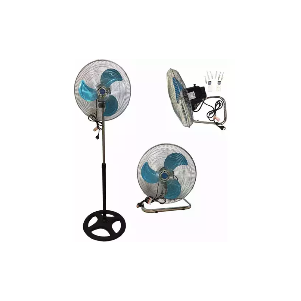 Combo tres Ventiladores Turbo 18" De Pared 3 En 1 90W Kjh-fh1811