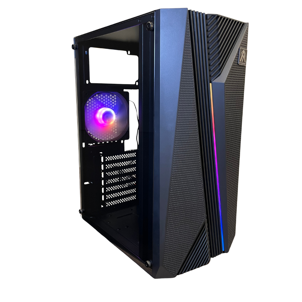 GABINETE ACONCAWA ULTIMATE GAMING SERIES RGB SIN FUENTE (LB-100L-SF)