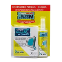 DELTA KIT LIMPIADOR DE PANTALLAS DELICADAS [COMPITT KLEEN SCREEN 120G - 8 PAÑOS 30X30 ] (LPK)
