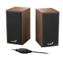 PARLANTE GENIUS WOOD RMS 6W (SP-HF180 WOOD USB)