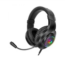 AURICULAR REDRAGON HYLAS GAMING WIRE CONNECTION RGB BLACK (H260RGB) (6950376772312)