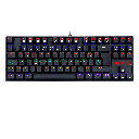 Teclado REDRAGON K552 BLACK KUMARA RAINBOW TIPO RGB SWICH DUST-PROOF RED MECANICO LATINO (K552-KR) (6950376704962)