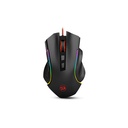 Mouses  REDRAGON GRIFFIN 7200 DPI RGB 7 BOTONES NEGRO (M607)-(6950376750938)